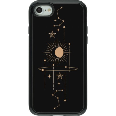 Coque iPhone 7 / 8 / SE (2020, 2022) - Hybrid Armor noir Spring 23 astro