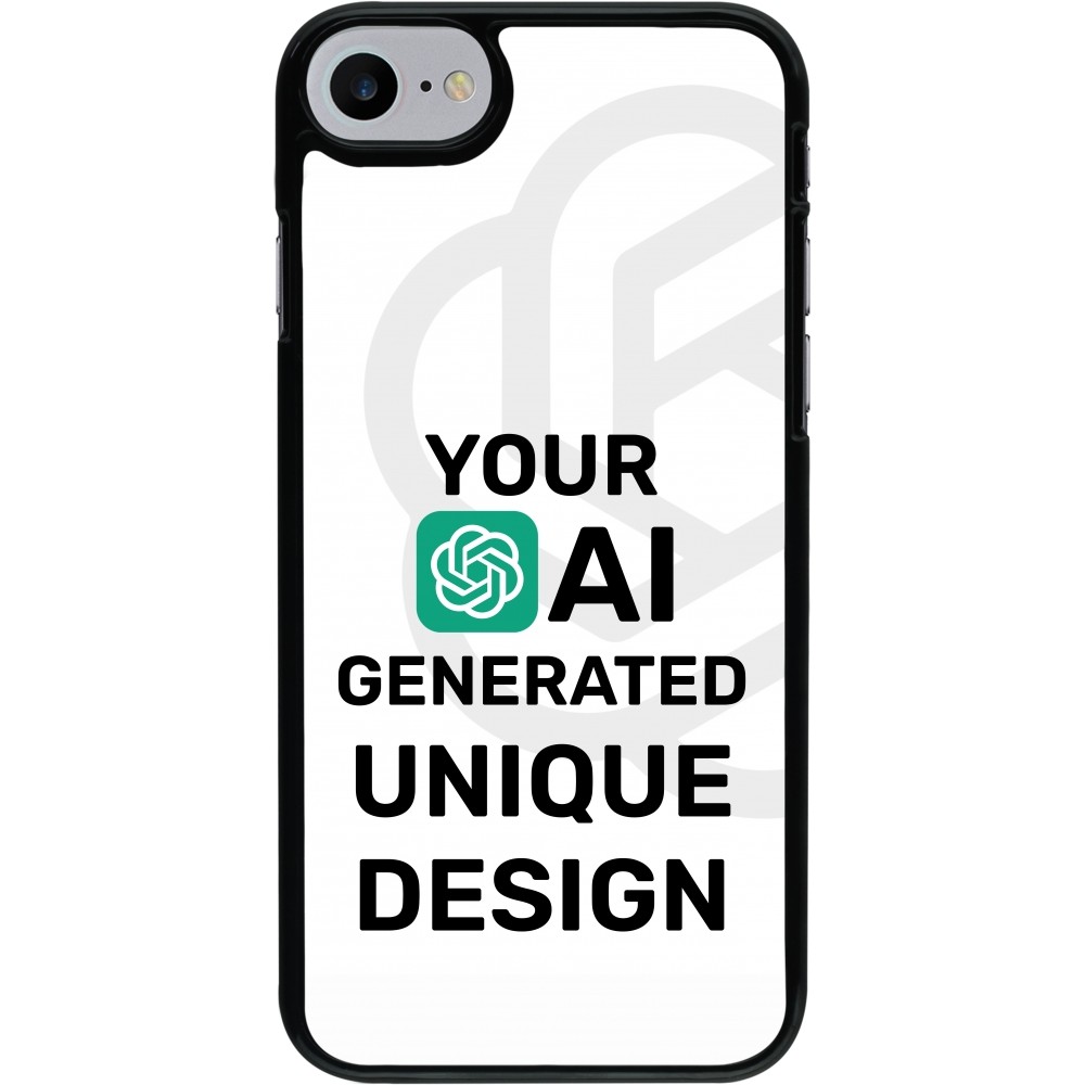 Coque iPhone 7 / 8 / SE (2020, 2022) - 100% unique générée par intelligence artificielle (AI) avec vos idées