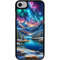 Coque iPhone 7 / 8 / SE (2020, 2022) - Fantasy Mountain Lake Sky Stars