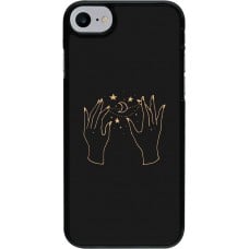 Coque iPhone 7 / 8 / SE (2020, 2022) - Grey magic hands