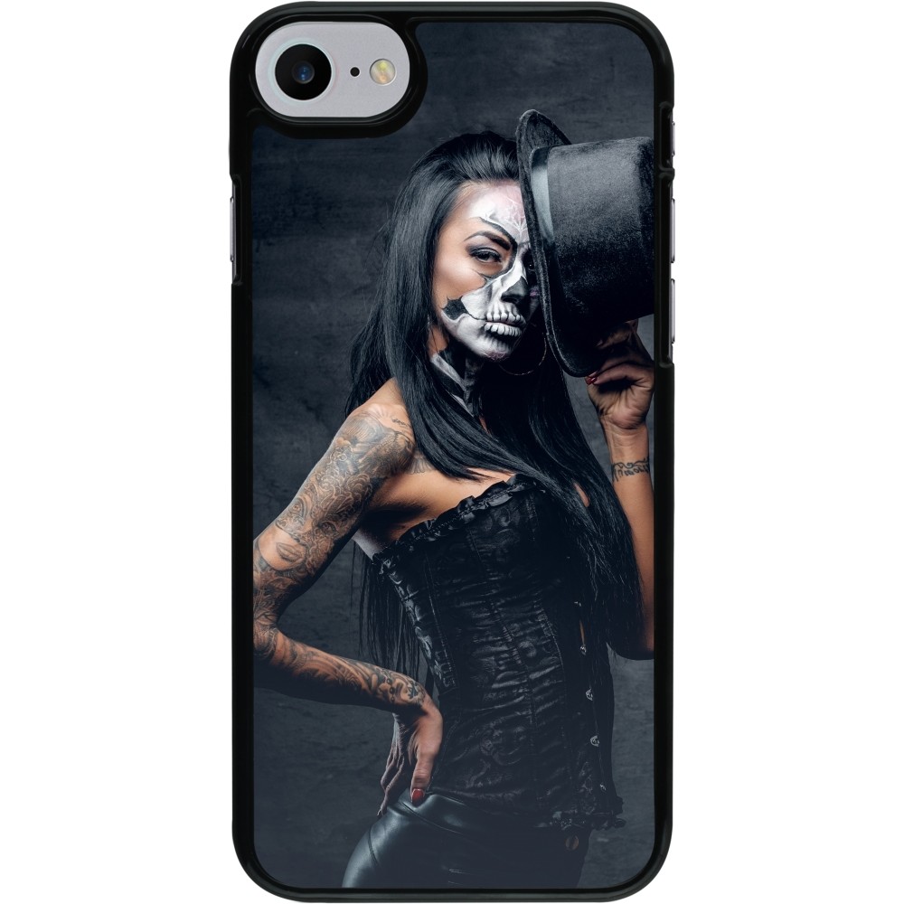 iPhone 7 / 8 / SE (2020, 2022) Case Hülle - Halloween 22 Tattooed Girl