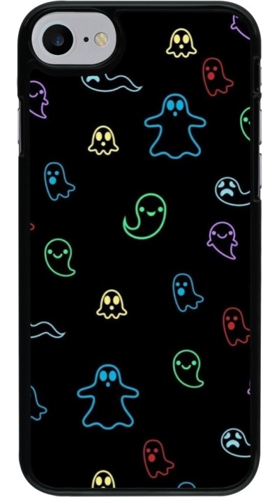 Coque iPhone 7 / 8 / SE (2020, 2022) - Halloween 2024 colorful ghosts