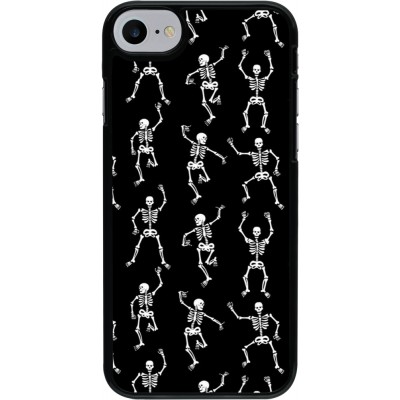 Coque iPhone 7 / 8 / SE (2020, 2022) - Halloween 2024 dancing skeleton