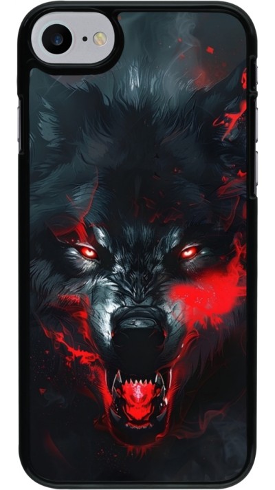 Coque iPhone 7 / 8 / SE (2020, 2022) - Halloween 2024 mad werewolf