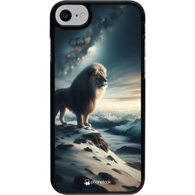 Coque iPhone 7 / 8 / SE (2020, 2022) - Le lion blanc