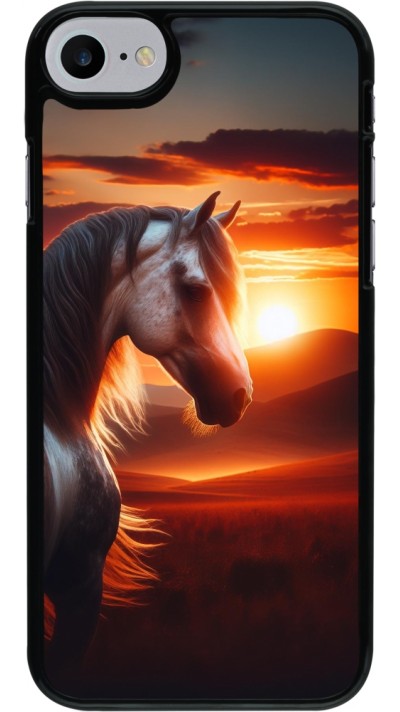 Coque iPhone 7 / 8 / SE (2020, 2022) - Majestic Sunset Horse