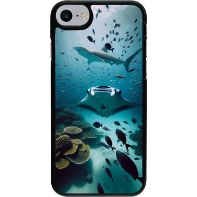 Coque iPhone 7 / 8 / SE (2020, 2022) - Manta Lagon Nettoyage