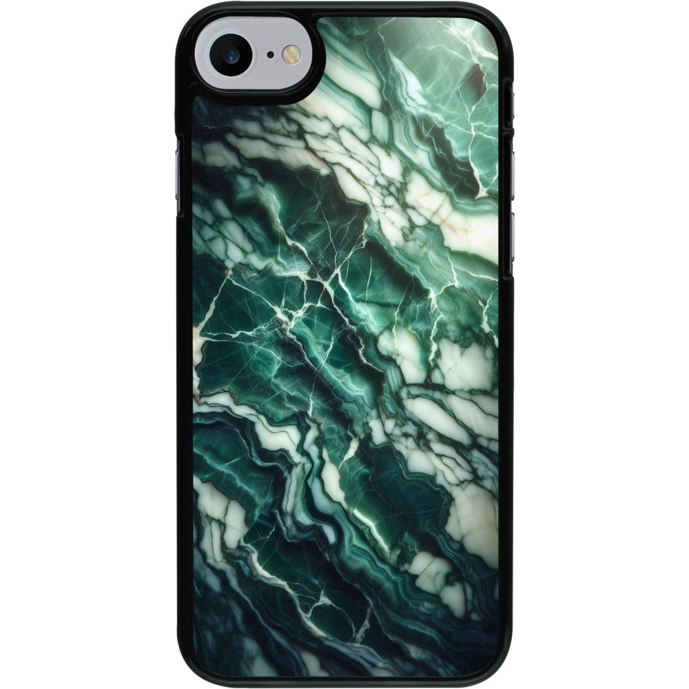 Coque iPhone 7 / 8 / SE (2020, 2022) - Marbre vert majestueux