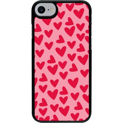 Coque iPhone 7 / 8 / SE (2020, 2022) - Mom 2024 petits coeurs