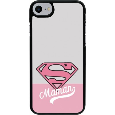 Coque iPhone 7 / 8 / SE (2020, 2022) - Mom 2024 Super hero maman