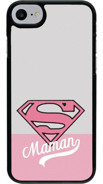 Coque iPhone 7 / 8 / SE (2020, 2022) - Mom 2024 Super hero maman