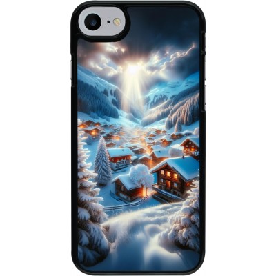 Coque iPhone 7 / 8 / SE (2020, 2022) - Mont Neige Lumière