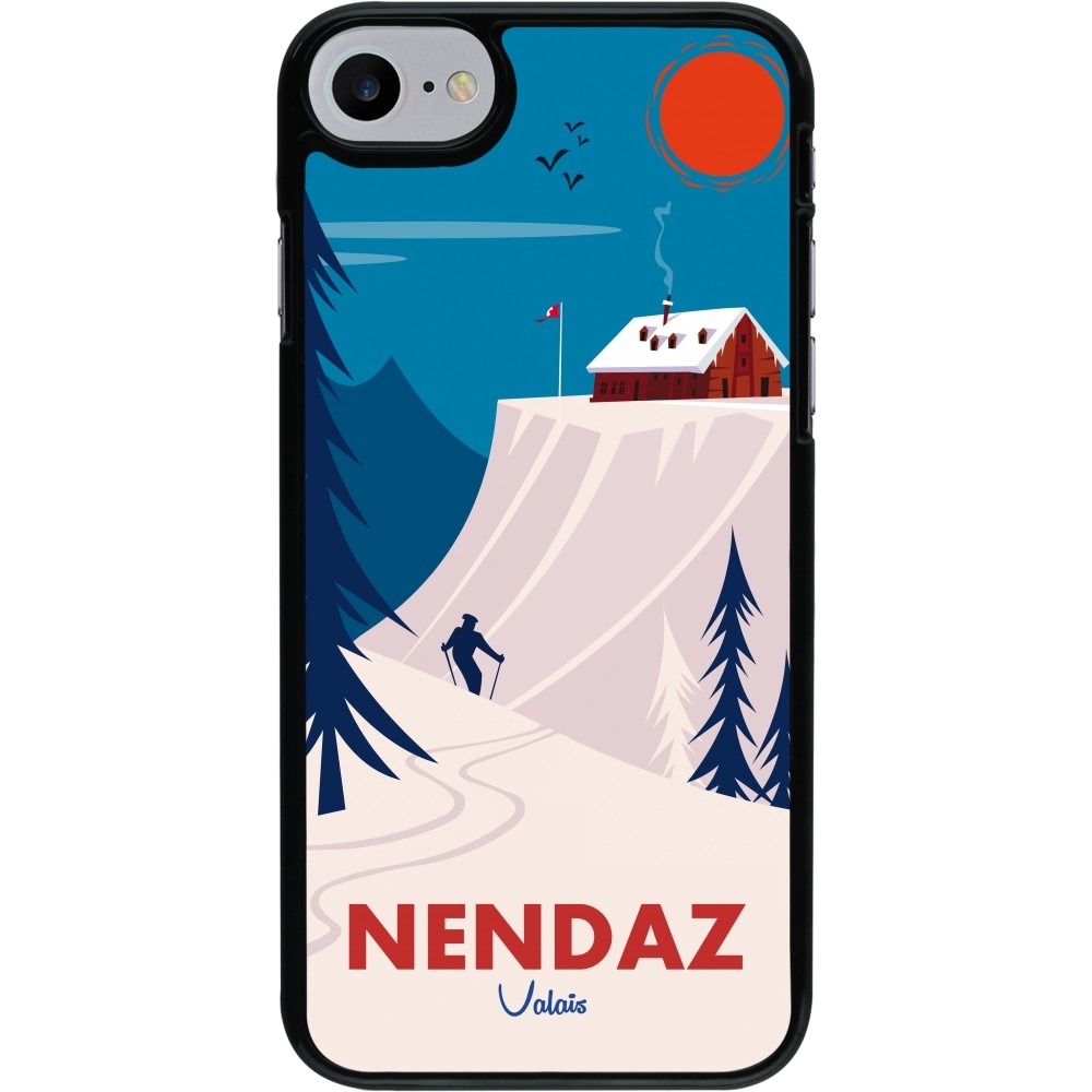 iPhone 7 / 8 / SE (2020, 2022) Case Hülle - Nendaz Cabane Ski