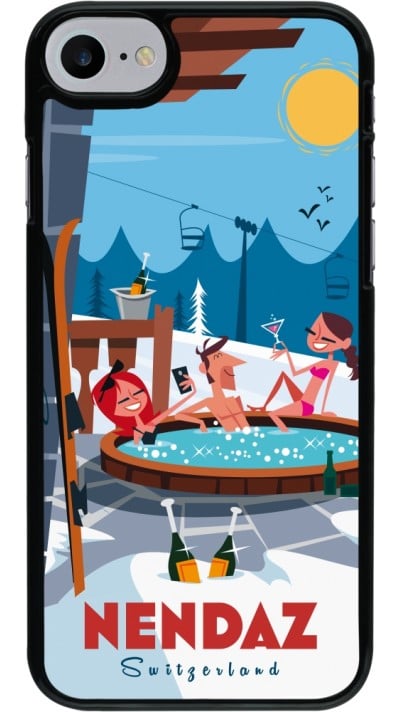 Coque iPhone 7 / 8 / SE (2020, 2022) - Nendaz Mountain Jacuzzi