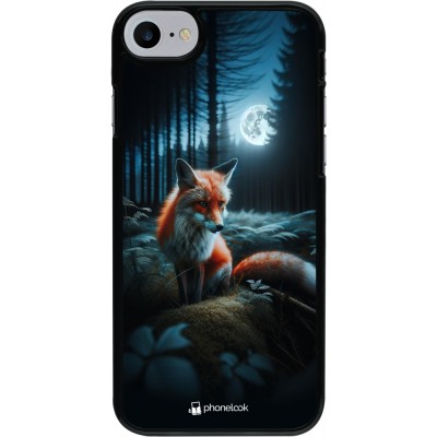 Coque iPhone 7 / 8 / SE (2020, 2022) - Renard lune forêt