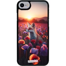 Coque iPhone 7 / 8 / SE (2020, 2022) - Renard pourpre au crépuscule