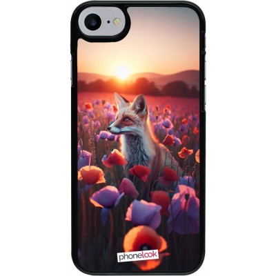 Coque iPhone 7 / 8 / SE (2020, 2022) - Renard pourpre au crépuscule