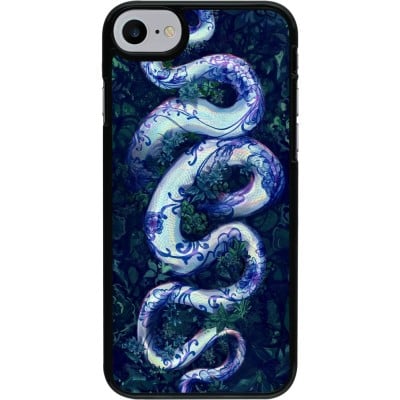 Coque iPhone 7 / 8 / SE (2020, 2022) - Serpent Blue Anaconda