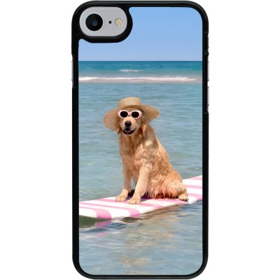 Coque iPhone 7 / 8 / SE (2020, 2022) - Summer Dog on Paddle