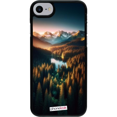 Coque iPhone 7 / 8 / SE (2020, 2022) - Sunset Forest Lake