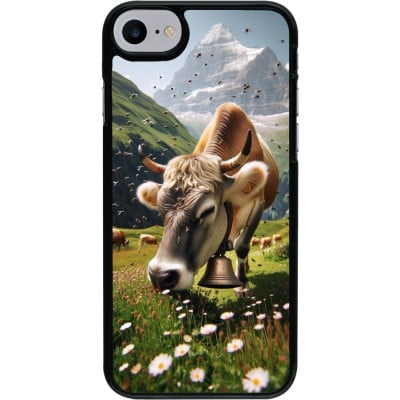 Coque iPhone 7 / 8 / SE (2020, 2022) - Vache montagne Valais