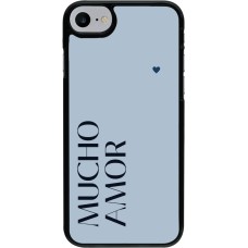 Coque iPhone 7 / 8 / SE (2020, 2022) - Valentine 2024 mucho amor azul