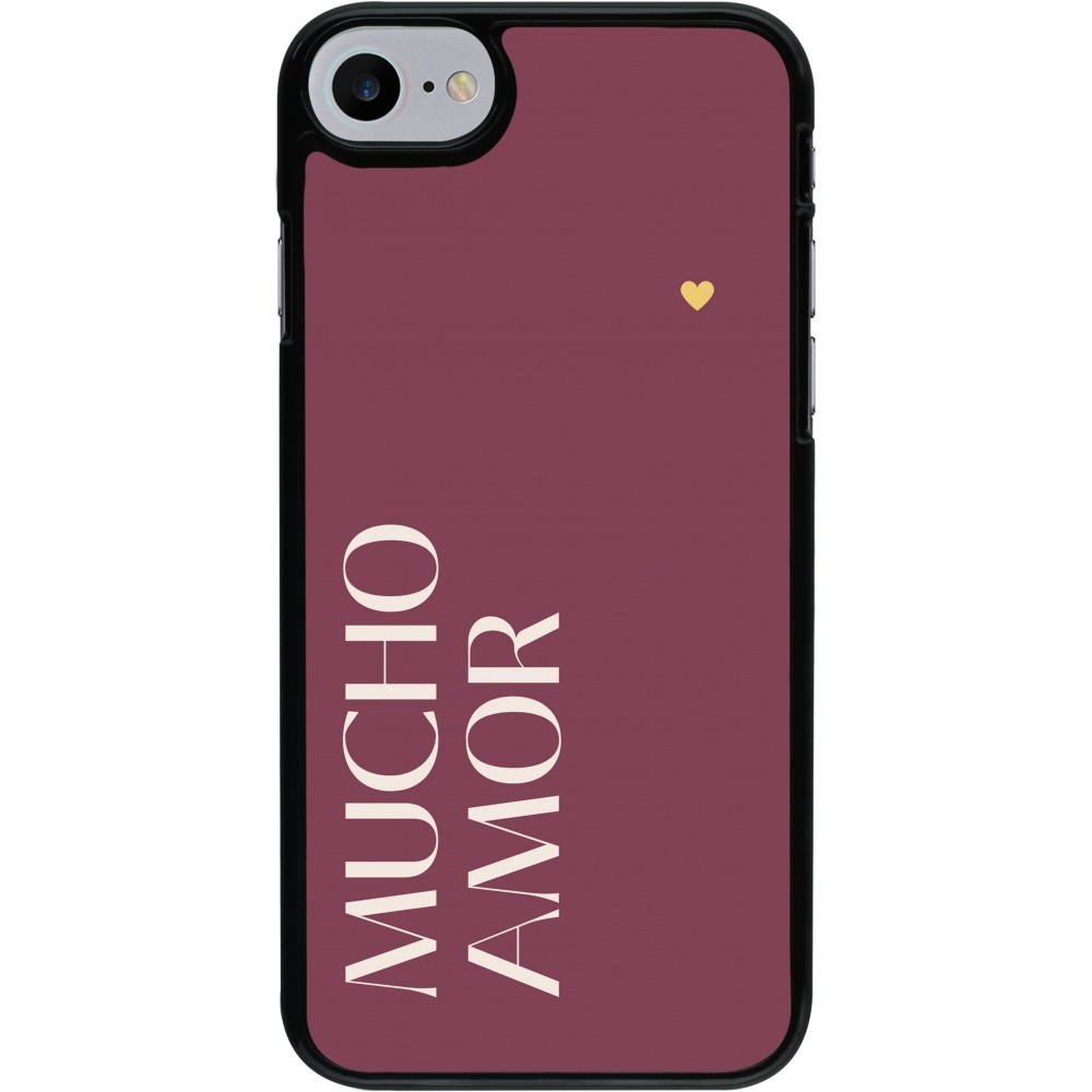 Coque iPhone 7 / 8 / SE (2020, 2022) - Valentine 2024 mucho amor rosado