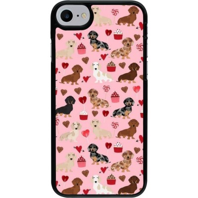 Coque iPhone 7 / 8 / SE (2020, 2022) - Valentine 2024 puppy love