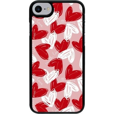 Coque iPhone 7 / 8 / SE (2020, 2022) - Valentine 2024 with love heart