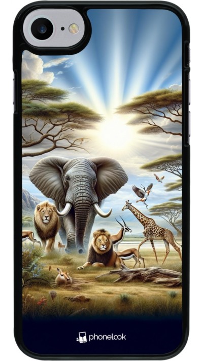 Coque iPhone 7 / 8 / SE (2020, 2022) - Vie sauvage africaine