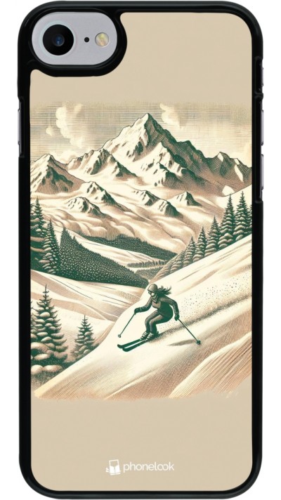 Coque iPhone 7 / 8 / SE (2020, 2022) - Vintage Ski Mountain