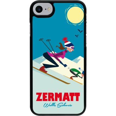 Coque iPhone 7 / 8 / SE (2020, 2022) - Zermatt Ski Downhill