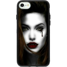 Coque iPhone 7 / 8 / SE (2020, 2022) - Silicone rigide noir Halloween 2023 gothic vampire