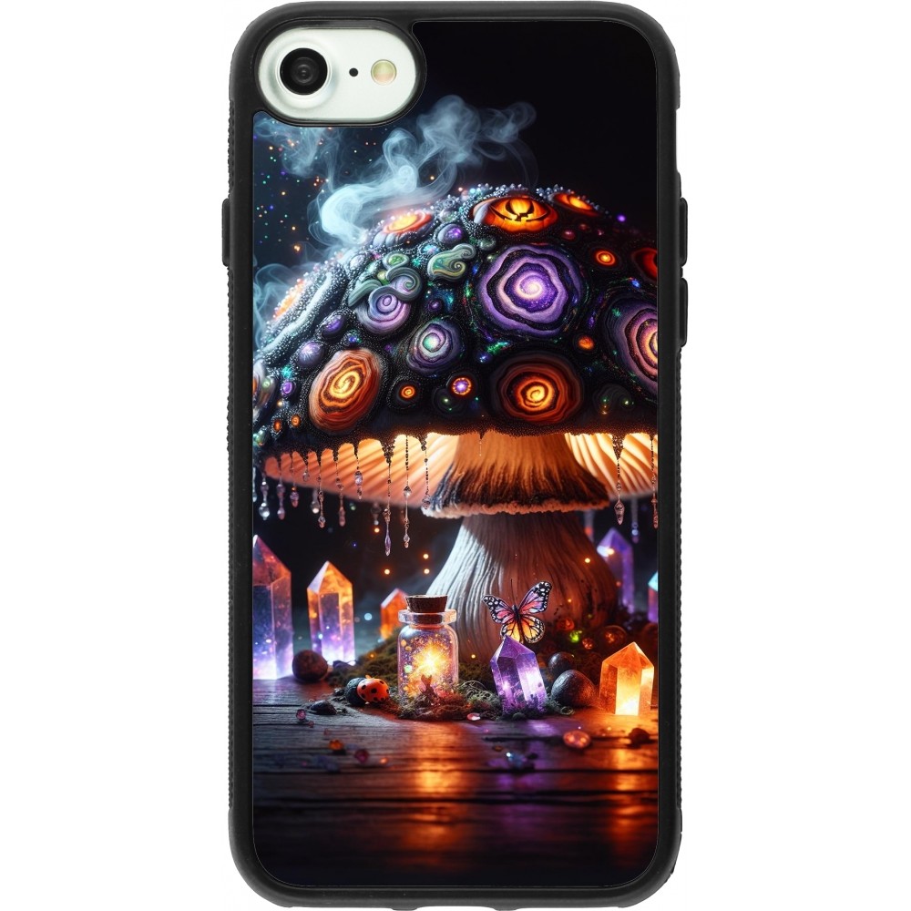 Coque iPhone 7 / 8 / SE (2020, 2022) - Silicone rigide noir Halloween Potion Magic