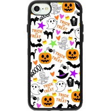 Coque iPhone 7 / 8 / SE (2020, 2022) - Silicone rigide noir Halloween 2024 trick or treat