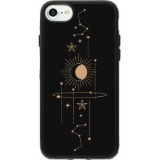 Coque iPhone 7 / 8 / SE (2020, 2022) - Silicone rigide noir Spring 23 astro