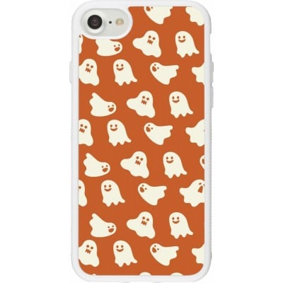 Coque iPhone 7 / 8 / SE (2020, 2022) - Silicone rigide blanc Autumn 2024 mini ghosts