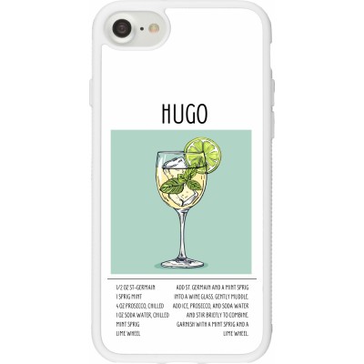 Coque iPhone 7 / 8 / SE (2020, 2022) - Silicone rigide blanc Cocktail recette Hugo