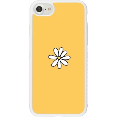 Coque iPhone 7 / 8 / SE (2020, 2022) - Silicone rigide blanc Easter 2023 daisy