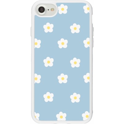 Coque iPhone 7 / 8 / SE (2020, 2022) - Silicone rigide blanc Easter 2024 daisy flower