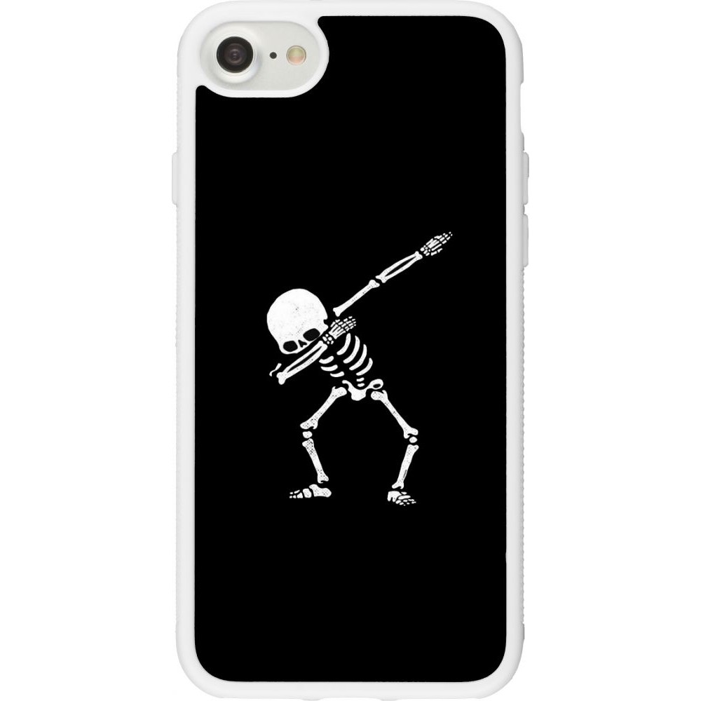 Coque iPhone 7 / 8 / SE (2020, 2022) - Silicone rigide blanc Halloween 19 09