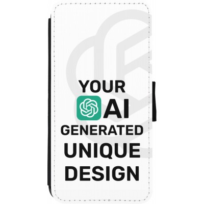 Coque iPhone 7 / 8 / SE (2020, 2022) - Wallet noir 100% unique générée par intelligence artificielle (AI) avec vos idées