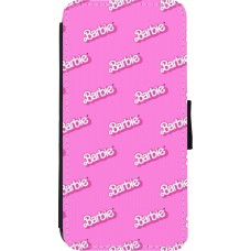 Coque iPhone 7 / 8 / SE (2020, 2022) - Wallet noir Barbie Pattern