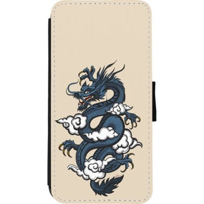 Coque iPhone 7 / 8 / SE (2020, 2022) - Wallet noir Blue Dragon Tattoo