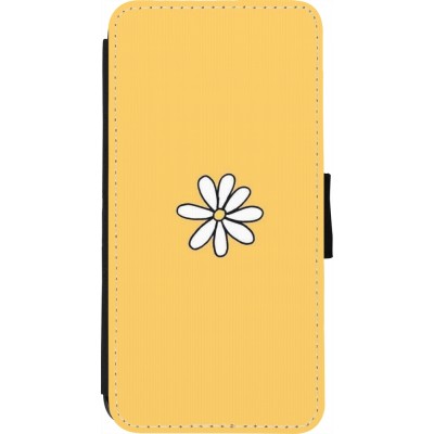 Coque iPhone 7 / 8 / SE (2020, 2022) - Wallet noir Easter 2023 daisy