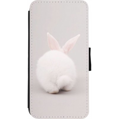 Coque iPhone 7 / 8 / SE (2020, 2022) - Wallet noir Easter 2024 bunny butt