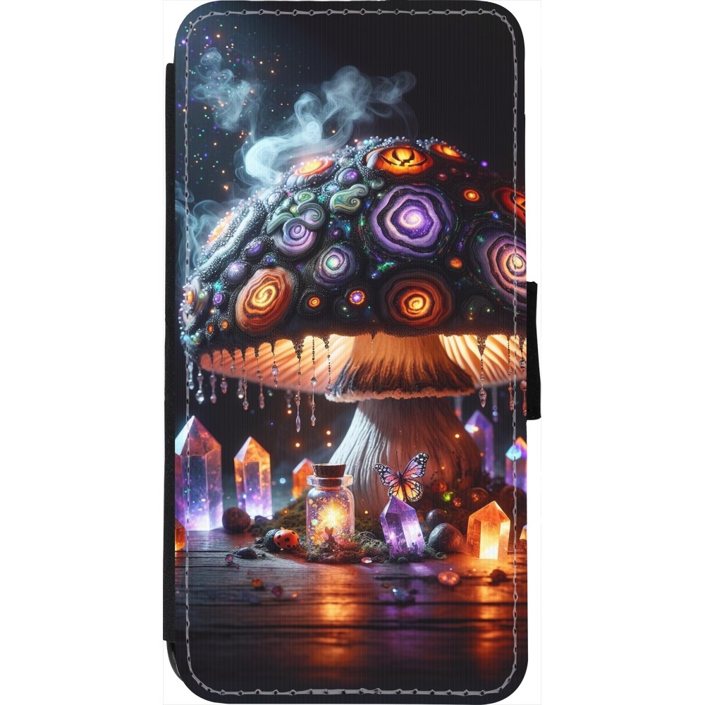 Coque iPhone 7 / 8 / SE (2020, 2022) - Wallet noir Halloween Potion Magic