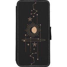 Coque iPhone 7 / 8 / SE (2020, 2022) - Wallet noir Spring 23 astro