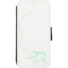 Coque iPhone 7 / 8 / SE (2020, 2022) - Wallet noir Spring 23 baby elephant