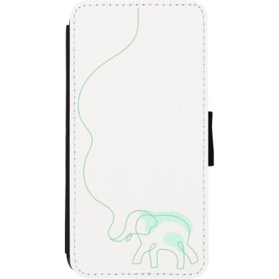 Coque iPhone 7 / 8 / SE (2020, 2022) - Wallet noir Spring 23 baby elephant